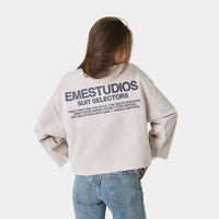 Eme Studios Suit Off Sand Oversized Crewneck
