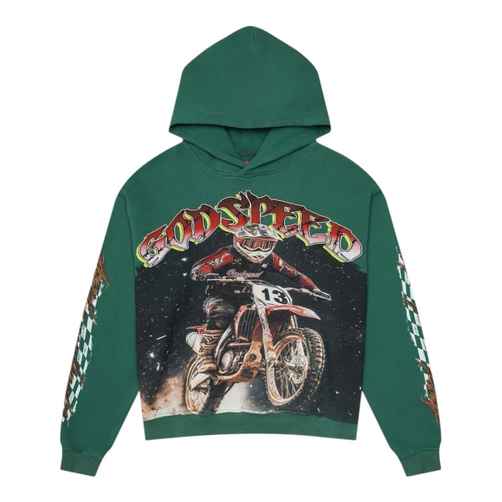 Poleron Godspeed Motocross Green