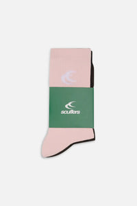 Scuffers Calcetines Iconic Pink & Burgundy
