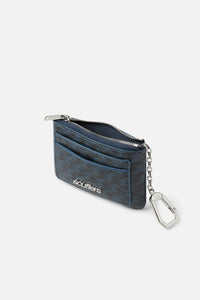 Scuffers Monogram Navy Keychain Wallet