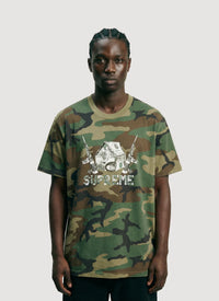 Polera Supreme Origami Tee Woodland Camo