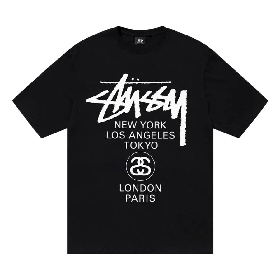 Polera Stussy World Tour Black